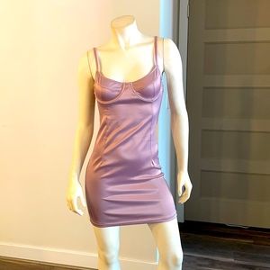 Lilac mini dress